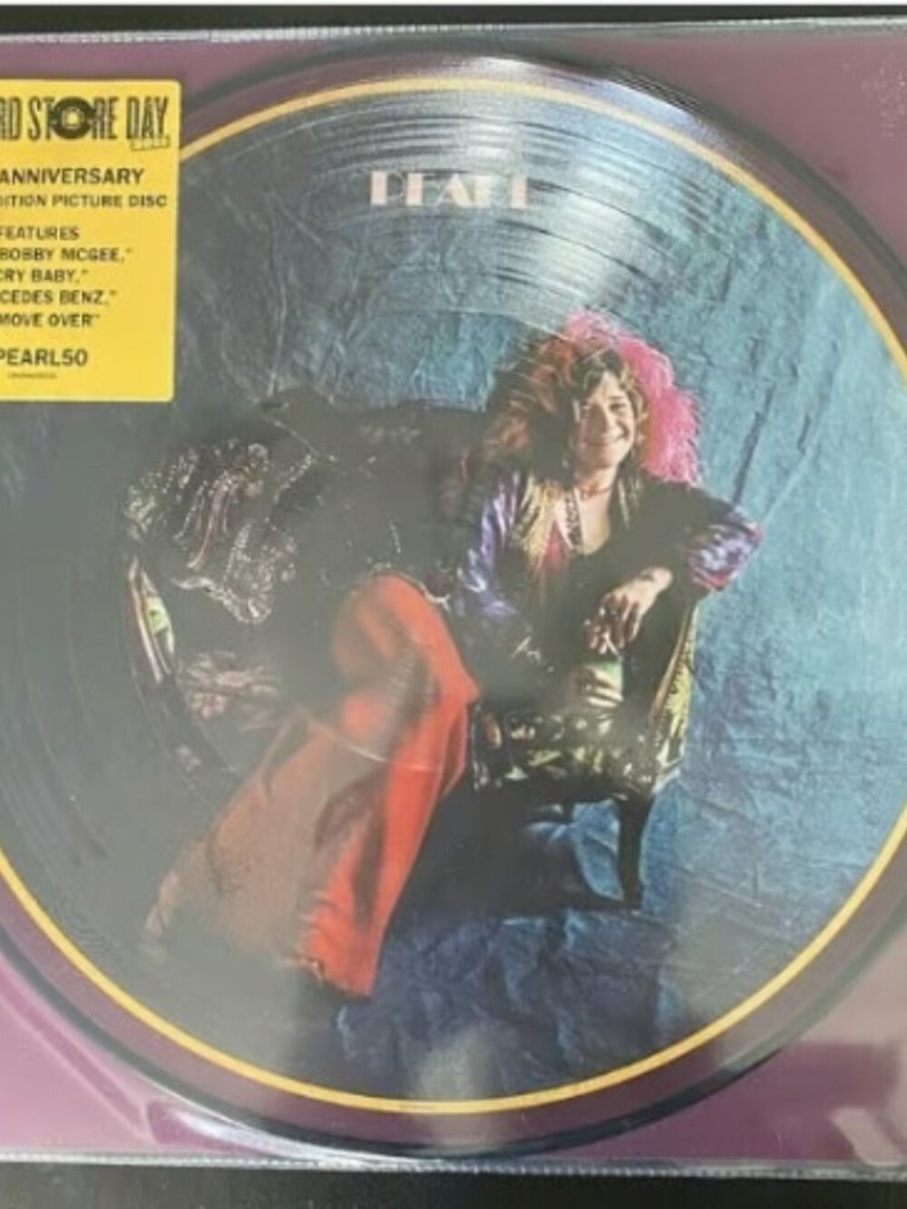 Janis Joplin Pearl Picture Disc ~ Record Store Day 2021 ~ Ltd Ed of 4,250 ~ New!